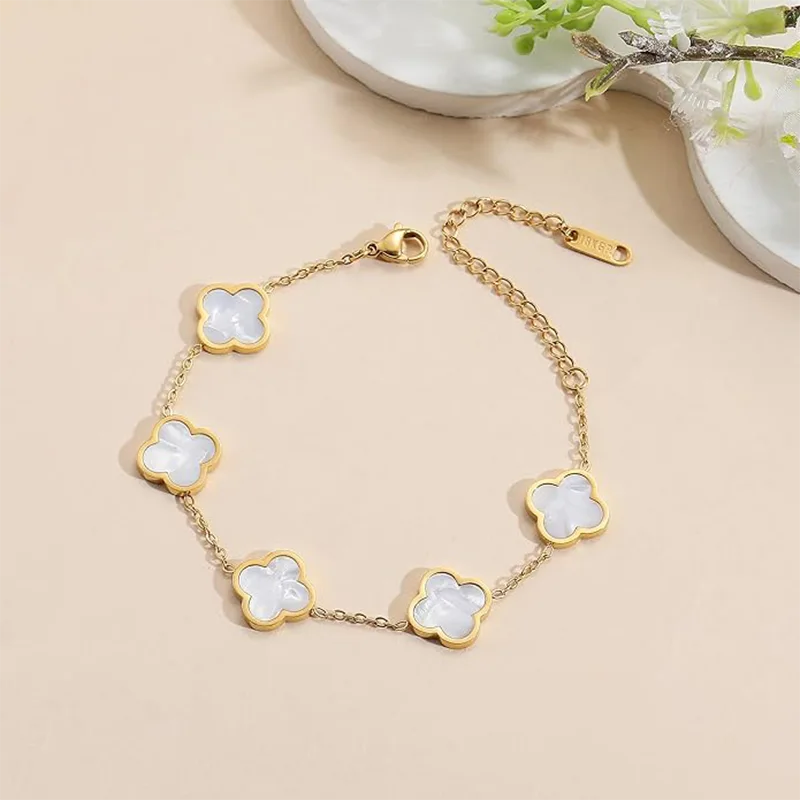 Bracelet en alliage chanceux à la mode pour femmes